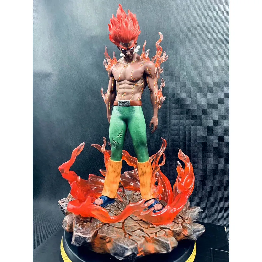 Аниме Фигурка Наруто фигурка Модель ПВХ GK восемь дверей escaping Might Guy Konoha no Kedakaki Aoi Moju