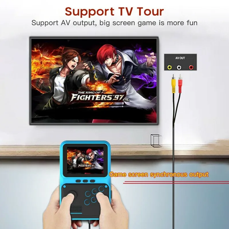 2021 M30 Retro Video Game Console Protable 2.8 Inch Mini Handheld Game Console 16 Bit Built-in 1500 Classic Handheld Game Player
2021 M30 Retro Video Game Console Protable 2.8 Inch Mini Handheld Game Console 16 Bit Built-in 1500 Classic Handheld Game Player