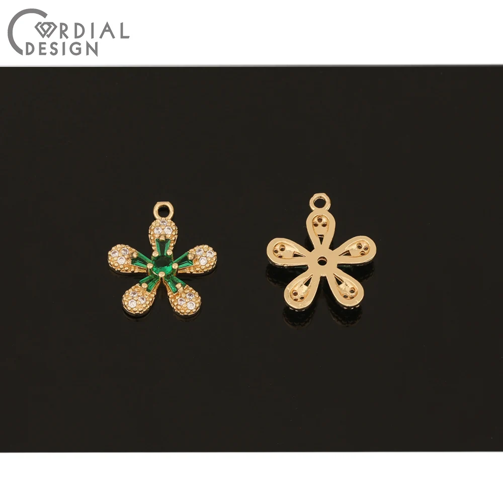 Cordial Design 50Pcs 15*17MM Jewelry Accessories/CZ Pendant/Flower Shape/Necklaces Findings/DIY Jewelry Making/Hand Made/Charms
Cordial Design 50Pcs 15*17MM Jewelry Accessories/CZ Pendant/Flower Shape/Necklaces Findings/DIY Jewelry Making/Hand Made/Charms