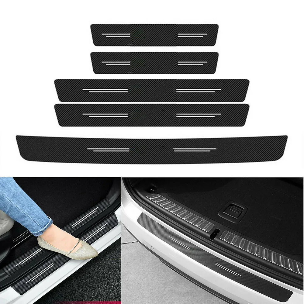 5Pcs Car Door Threshold Sill Scuff Plate Decor Sticker Protect Decal Trunk Trim Car Rear Bumper Guard Sticker Accessories
5Pcs Car Door Threshold Sill Scuff Plate Decor Sticker Protect Decal Trunk Trim Car Rear Bumper Guard Sticker Accessories