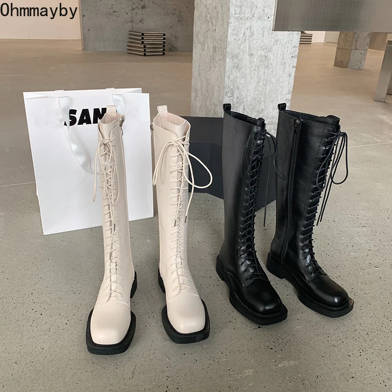 High Quality Women Motorcycle Boots Fashion Cross Tied Round Toe Zipper Casual Winter Long Booties Slim Ladies Knee High Boot
High Quality Women Motorcycle Boots Fashion Cross Tied Round Toe Zipper Casual Winter Long Booties Slim Ladies Knee High Boot