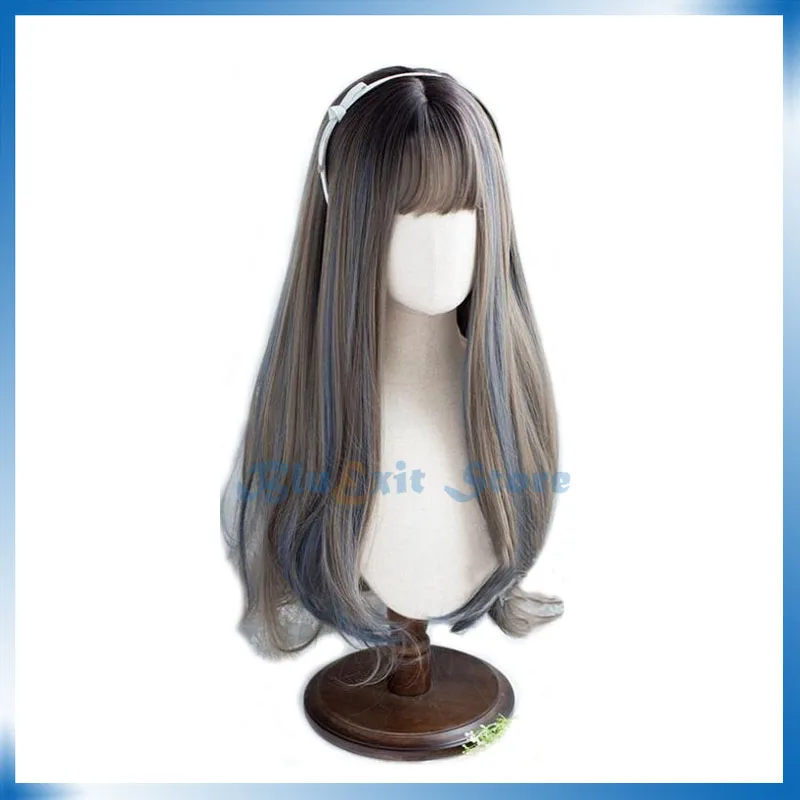 Synthetic Hair Harajuku Cool Wig Long Curly Gray Kawaii Lolita Adult Chic Girls Women Cosplay Casual Dality Wear Brown Gray
Synthetic Hair Harajuku Cool Wig Long Curly Gray Kawaii Lolita Adult Chic Girls Women Cosplay Casual Dality Wear Brown Gray
