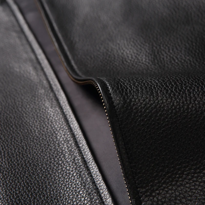Leather Jacket Genuine Men Spring Autumn 100% Real Cow Leather Coat Men's Leather Jackets Slim Luxury Coat 1510 KJ3807
Leather Jacket Genuine Men Spring Autumn 100% Real Cow Leather Coat Men's Leather Jackets Slim Luxury Coat 1510 KJ3807