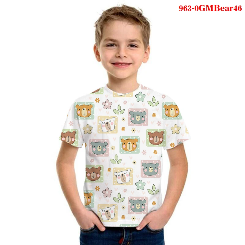 3D Bear T Shirt Kids Toddler Anime graphic Streetwear Short Sleeve Children's T-Shirt 2021 Tshirt Children Cloth Tops
3D Bear T Shirt Kids Toddler Anime graphic Streetwear Short Sleeve Children's T-Shirt 2021 Tshirt Children Cloth Tops