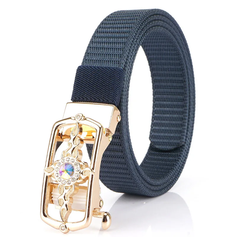 Women's automatic buckle belt, eyeless and toothless leisure nylon belt, 2.5cm women's belt
Women's automatic buckle belt, eyeless and toothless leisure nylon belt, 2.5cm women's belt