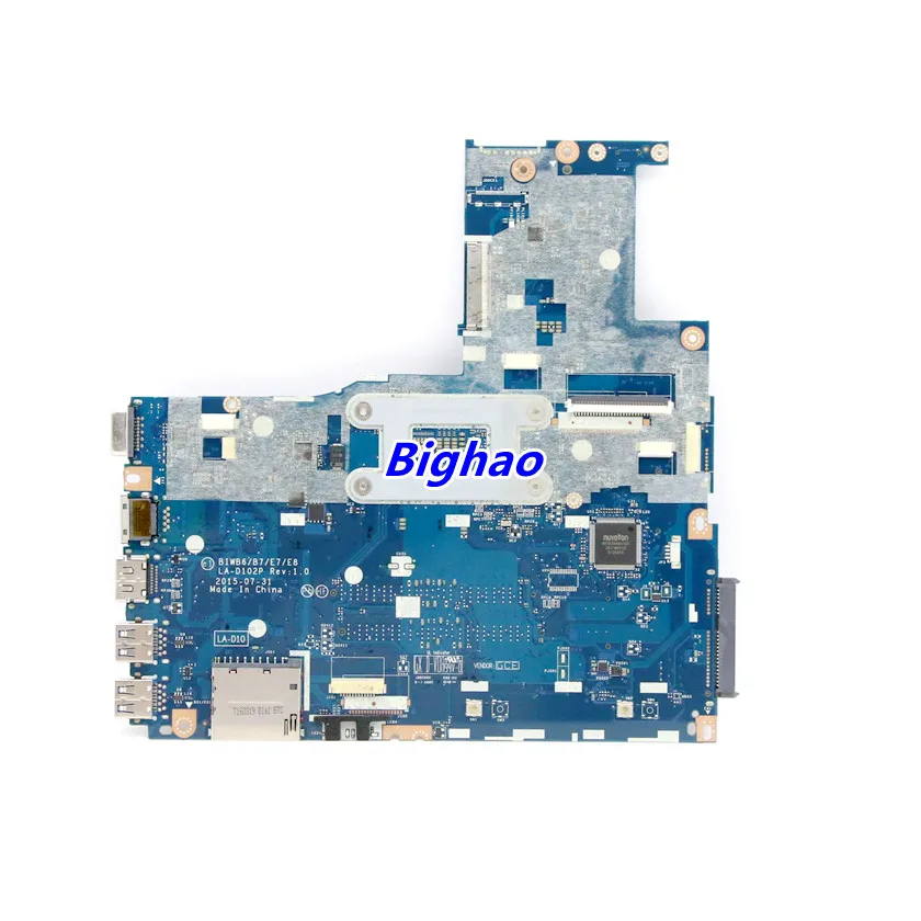 BIWB6/B7/E7/E8 For Lenovo B51-80 LA-D102P Laotop Mainboard LA-D102P Mainboard with i5-6200U CPU fully tested ok
BIWB6/B7/E7/E8 For Lenovo B51-80 LA-D102P Laotop Mainboard LA-D102P Mainboard with i5-6200U CPU fully tested ok