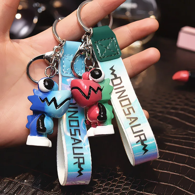Корейский мультяшный брелок для ключей в виде куклы динозавра, меняющей цвет, креативный простой брелок для ключей в стиле Ins для студентов, ...
Корейский мультяшный брелок для ключей в виде куклы динозавра, меняющей цвет, креативный простой брелок для ключей в стиле Ins для студентов, ...