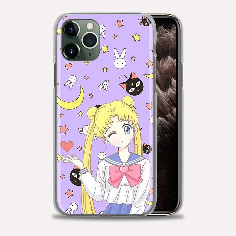 Hard PC Phone Case for iPhone 12 11 Pro Max Cover for iPhone 7 Plus SE 2020 X XS XR 8 6 6S Shell Fundas Sailor Moon Cute Anime
Hard PC Phone Case for iPhone 12 11 Pro Max Cover for iPhone 7 Plus SE 2020 X XS XR 8 6 6S Shell Fundas Sailor Moon Cute Anime