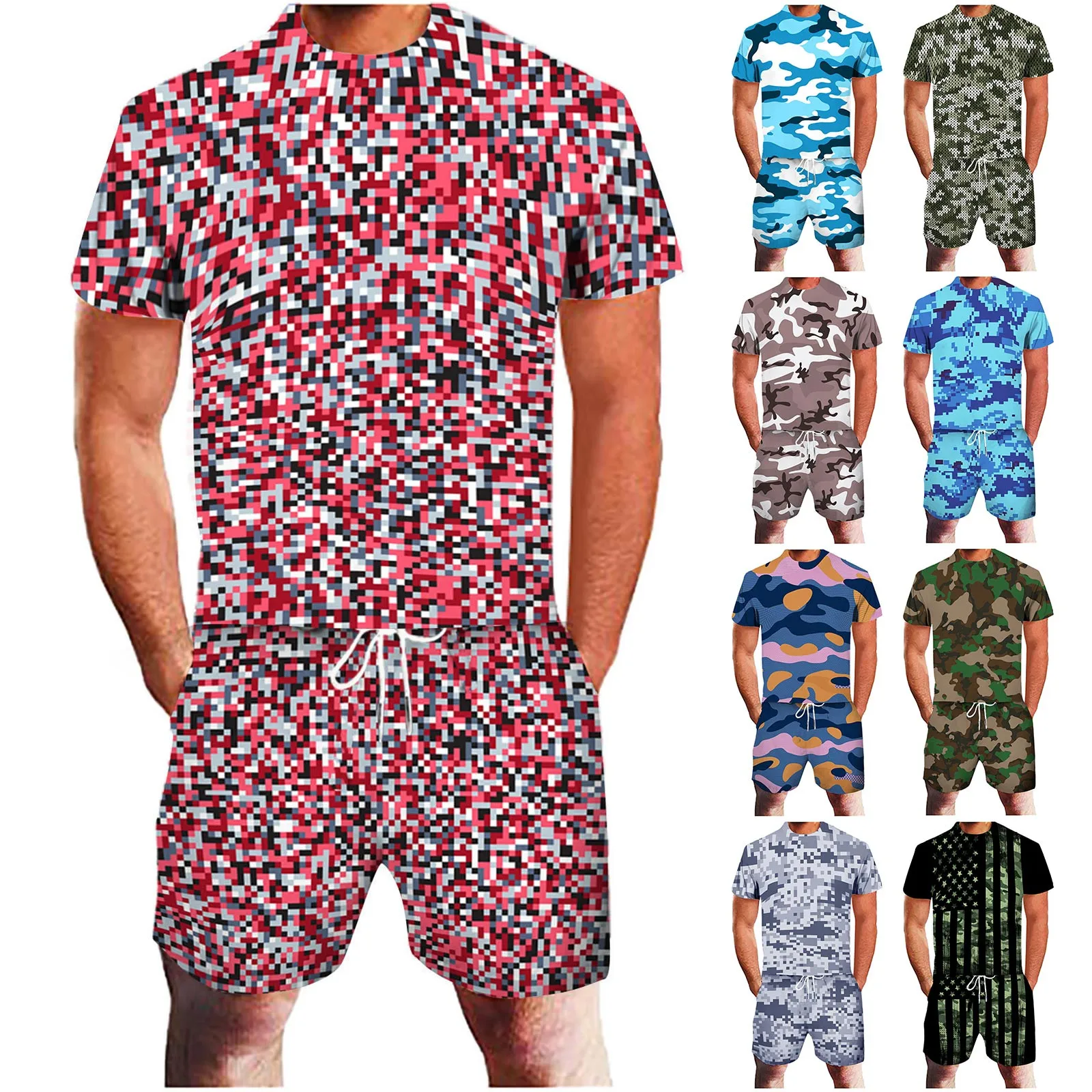 2021 Men's Summer sets Leisure 3D Geometric Abstract Fitness Running sweatshirts Outdoor Running Two-Piece Suit men clothing
2021 Men's Summer sets Leisure 3D Geometric Abstract Fitness Running sweatshirts Outdoor Running Two-Piece Suit men clothing