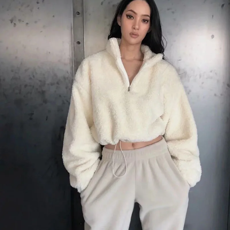 Women Hoodies Pullovers Jumper Sweatershirt Short top Coat Drop Shipping Winter Spring Tops | Женская одежда