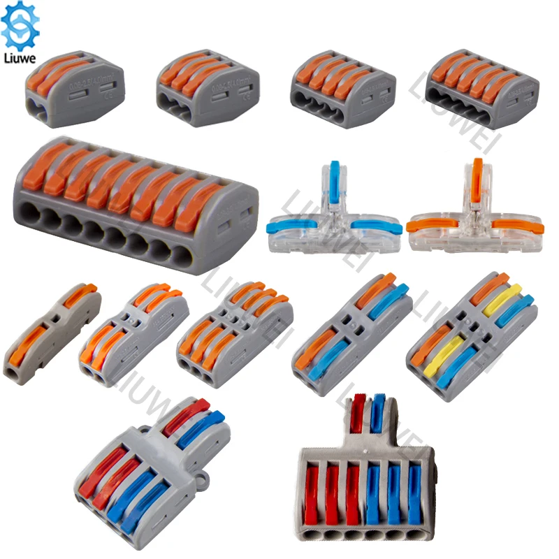 CABL CONNECTOR Mini Fast Wire Cable Connectors Universal Compact Conductor Spring Splicing Wiring Connector Push-in Terminal
CABL CONNECTOR Mini Fast Wire Cable Connectors Universal Compact Conductor Spring Splicing Wiring Connector Push-in Terminal