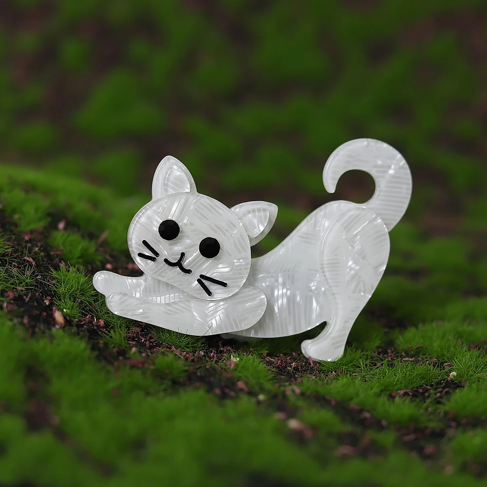 New Acrylic Cat Brooches For Women Lovely Big Plastic Animal Handmade Brooch And Pins Fashion Ladies Lapel Pin Jewelry Wholesale
New Acrylic Cat Brooches For Women Lovely Big Plastic Animal Handmade Brooch And Pins Fashion Ladies Lapel Pin Jewelry Wholesale