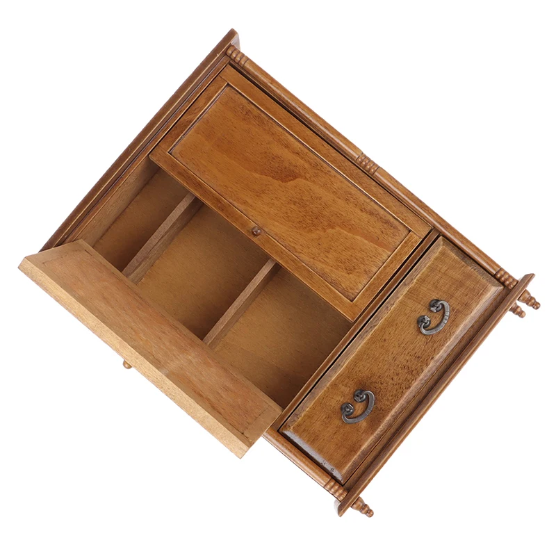 1PC 1:12 Dollhouse Miniature Vintage Wooden Cabinet Wardrobe Model Retro Furniture Doll House Bedroom Decor 12x4x17cm
1PC 1:12 Dollhouse Miniature Vintage Wooden Cabinet Wardrobe Model Retro Furniture Doll House Bedroom Decor 12x4x17cm