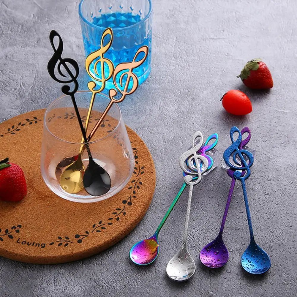 Stainless Steel Coffee Spoon Ice Cream Dessert Tea Stirring Spoon Musical Notes Coffee Milk Stirring Teaspoon Ice Cream Spoon
Stainless Steel Coffee Spoon Ice Cream Dessert Tea Stirring Spoon Musical Notes Coffee Milk Stirring Teaspoon Ice Cream Spoon