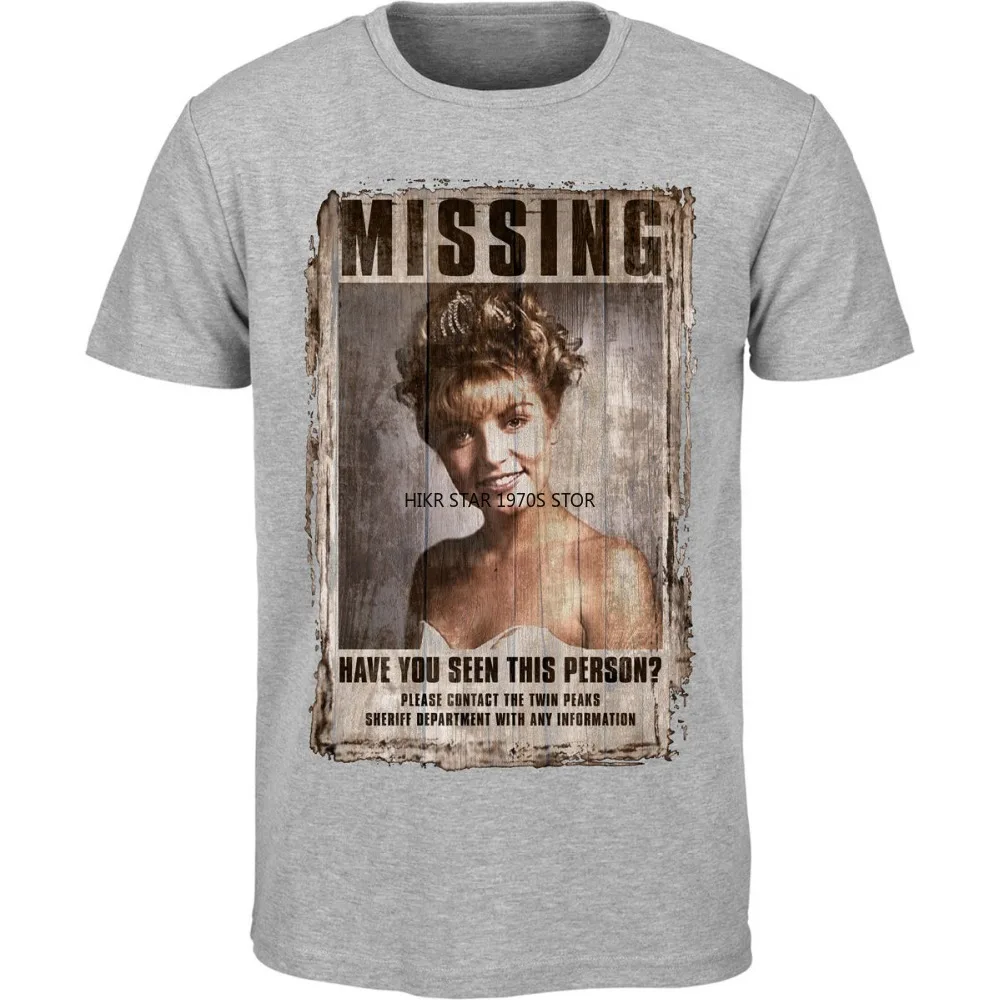 2019 New Summer Tee shirt Laura Palmer Twin Peaks Missing Distressed Style T Shirt Retro Vintage Classic Casual T-shirt
2019 New Summer Tee shirt Laura Palmer Twin Peaks Missing Distressed Style T Shirt Retro Vintage Classic Casual T-shirt