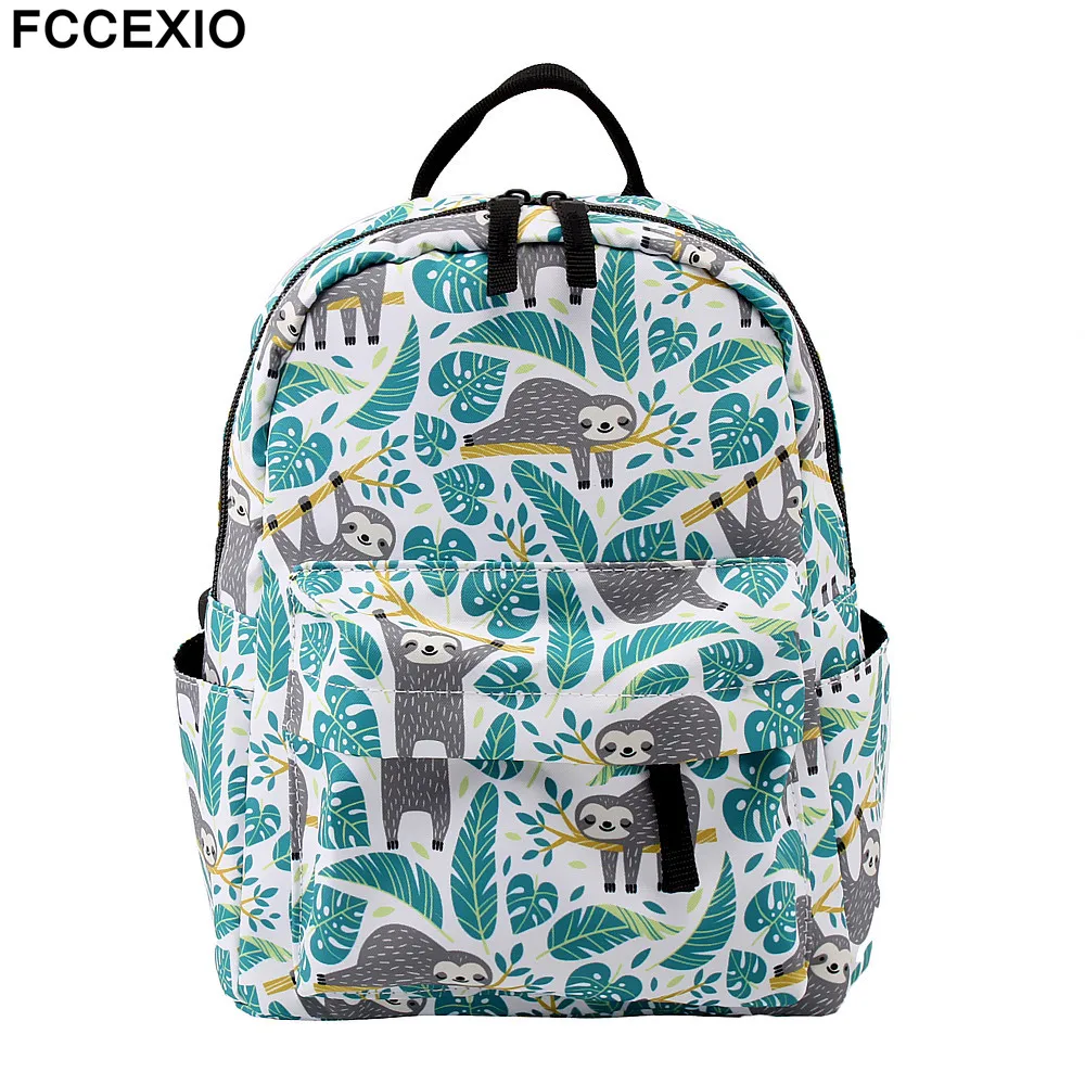 FCCEXIO Mini Backpacks for Girls 3D Printing Sloth Swanky Turtle Leaf School Shoulder Bag Teenagers
FCCEXIO Mini Backpacks for Girls 3D Printing Sloth Swanky Turtle Leaf School Shoulder Bag Teenagers