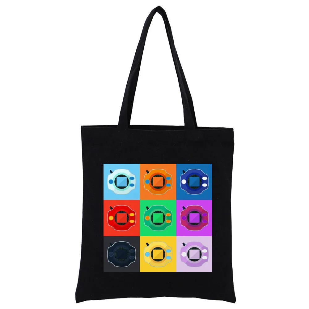Digital Monsters Crests Harajuku Shopper Shoulder Bags Shopping Canvas Bag Female Girl Tote Eco ,Drop Ship
Digital Monsters Crests Harajuku Shopper Shoulder Bags Shopping Canvas Bag Female Girl Tote Eco ,Drop Ship