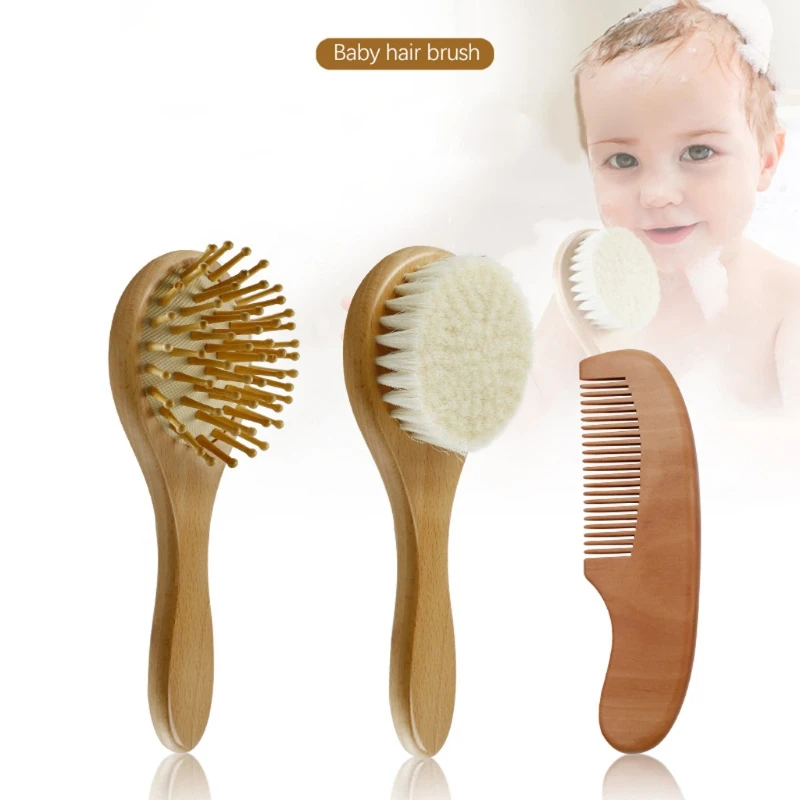 3Pcs Baby Care Pure Natural Wooden Brush Comb Set Newborn Hair Brush Infant Head Massager Baby Shower Gift
3Pcs Baby Care Pure Natural Wooden Brush Comb Set Newborn Hair Brush Infant Head Massager Baby Shower Gift