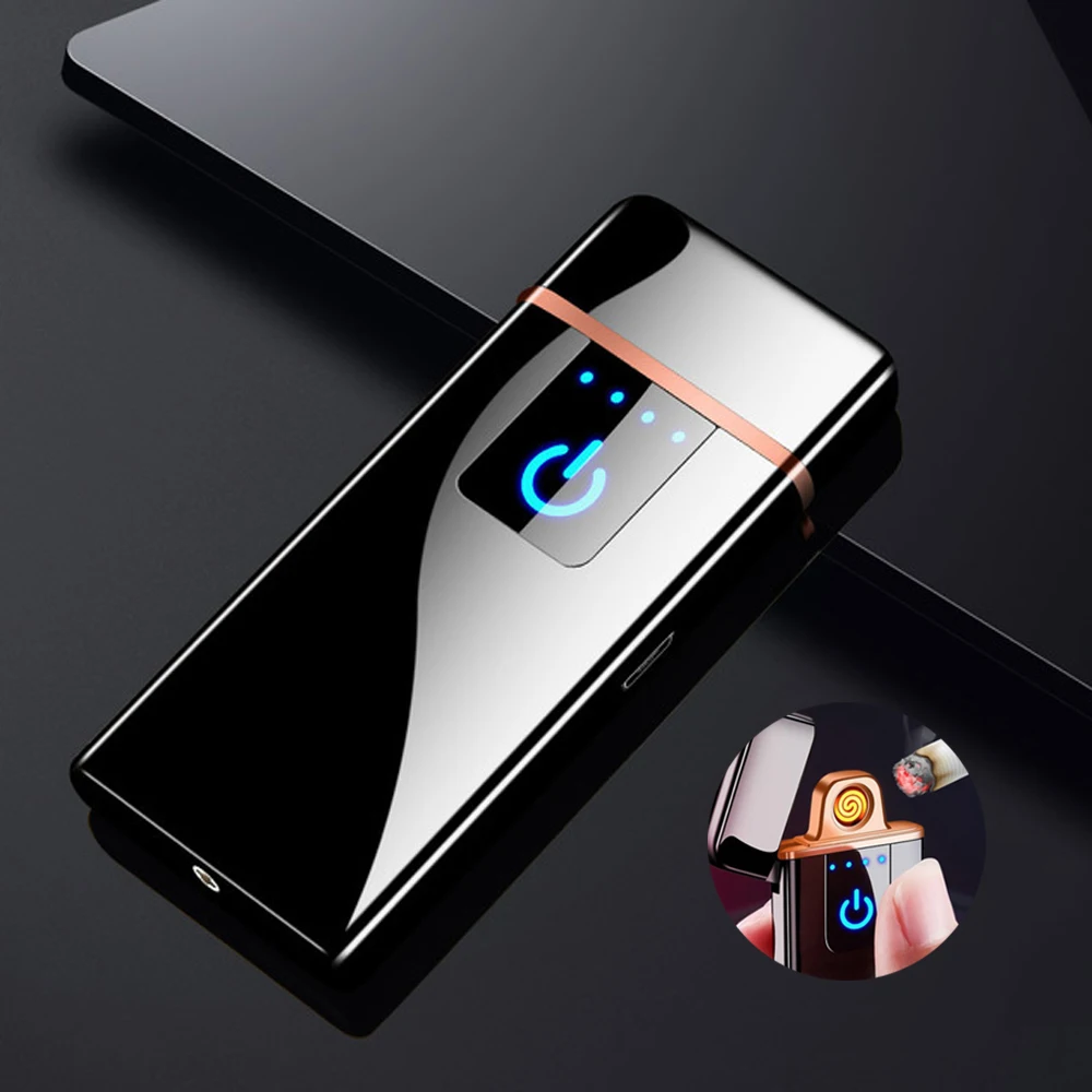 NEW Electric Lighter USB Charging Touch Control Lighter Portable Windproof Lighter LED Power Indicator Cigarette Accessories
NEW Electric Lighter USB Charging Touch Control Lighter Portable Windproof Lighter LED Power Indicator Cigarette Accessories
