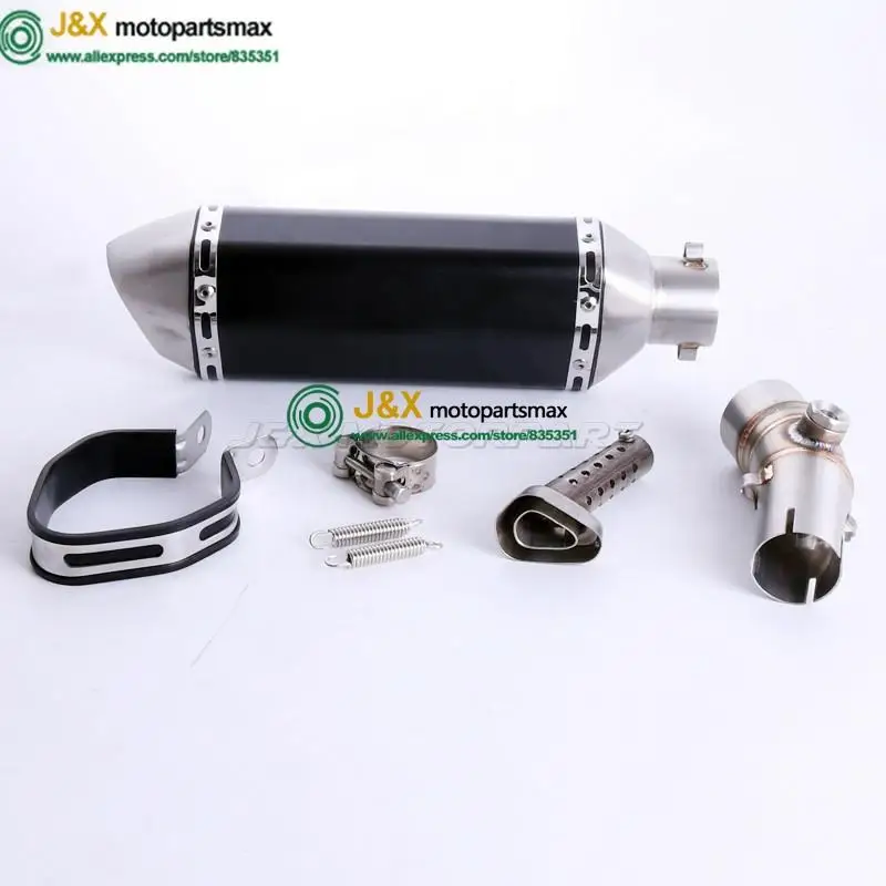 Глушитель для выхлопной трубы мотоцикла KAWASAKI ER6N ER6F 2012-2016 Ninja 650R Z650 2017-2019 Versys 650