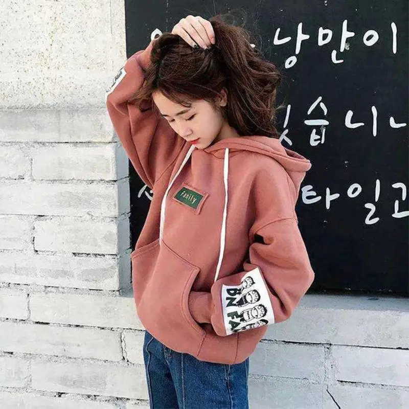 Printing Hoodedies Sweatshirt Print Hoodies Kawaii Tops Autumn Winter Long Sleeve Jumper Coat Women Loose Cuddle Pouch Outwear
Printing Hoodedies Sweatshirt Print Hoodies Kawaii Tops Autumn Winter Long Sleeve Jumper Coat Women Loose Cuddle Pouch Outwear