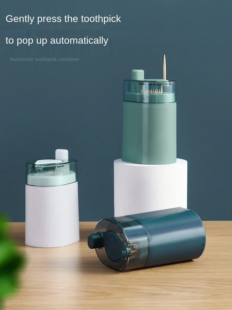 Automatic Toothpick Box Household Press Type Toothpick Box Nordic Style Personalized Creative Dustproof Toothpick Holder 
Automatic Toothpick Box Household Press Type Toothpick Box Nordic Style Personalized Creative Dustproof Toothpick Holder