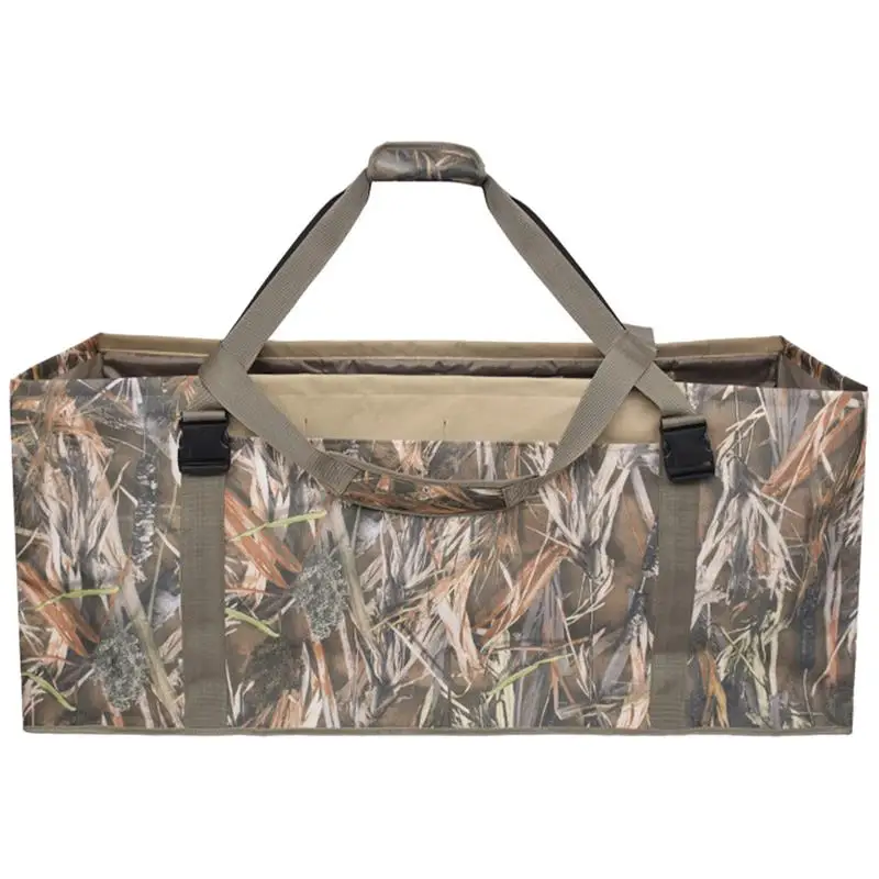 12 Slot Duck Decoy Bag Adjustable Shoulder Strap Dirt Drain Design Portable Tactical Bag for Duck Decoys
12 Slot Duck Decoy Bag Adjustable Shoulder Strap Dirt Drain Design Portable Tactical Bag for Duck Decoys