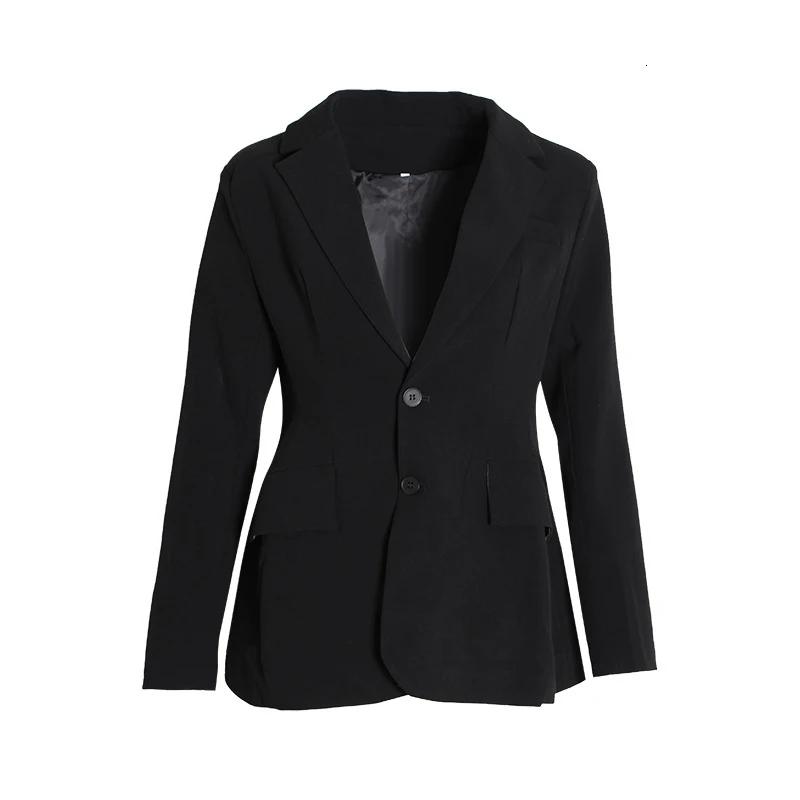 VGH Casual Minimalist Blazer For Women Notched Long Sleeve Korean Solid Basic Blazers Female Spring New 2021 Stylish Fashion
VGH Casual Minimalist Blazer For Women Notched Long Sleeve Korean Solid Basic Blazers Female Spring New 2021 Stylish Fashion