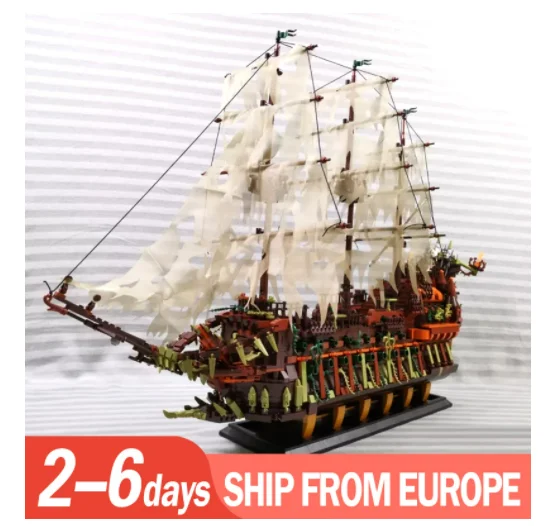 16016 строительные блоки: пиратский корабль Moc, Летающий голландец, 3653 шт.
16016 строительные блоки: пиратский корабль Moc, Летающий голландец, 3653 шт.
