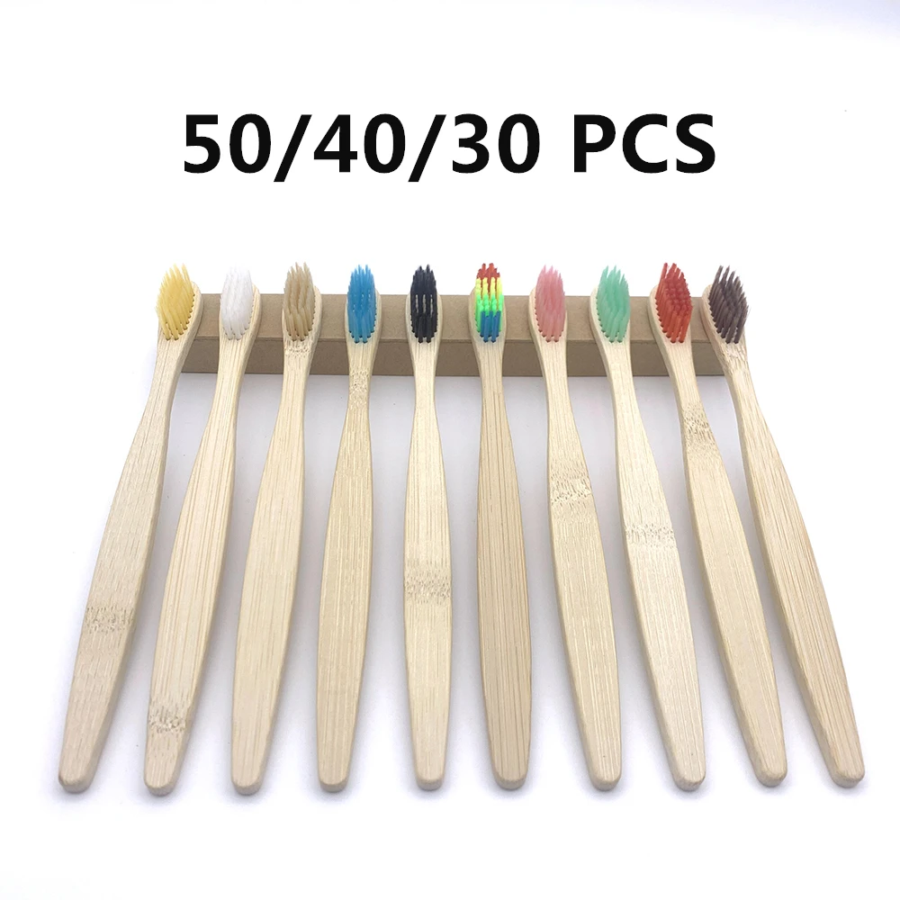 

Natural soft bristles bamboo toothbrushes eco friendly Oral Care tooth brush Biodegradable wooden bamboo cepillo bambu