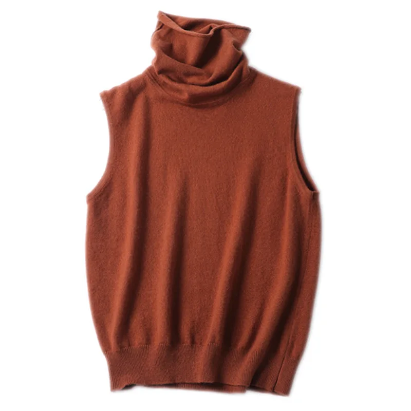 2021 Women Tops Autumn New Pure Cashmere Slim Fashion Vest Ladies Pure Color All-match Knitted Base Shirt
2021 Women Tops Autumn New Pure Cashmere Slim Fashion Vest Ladies Pure Color All-match Knitted Base Shirt