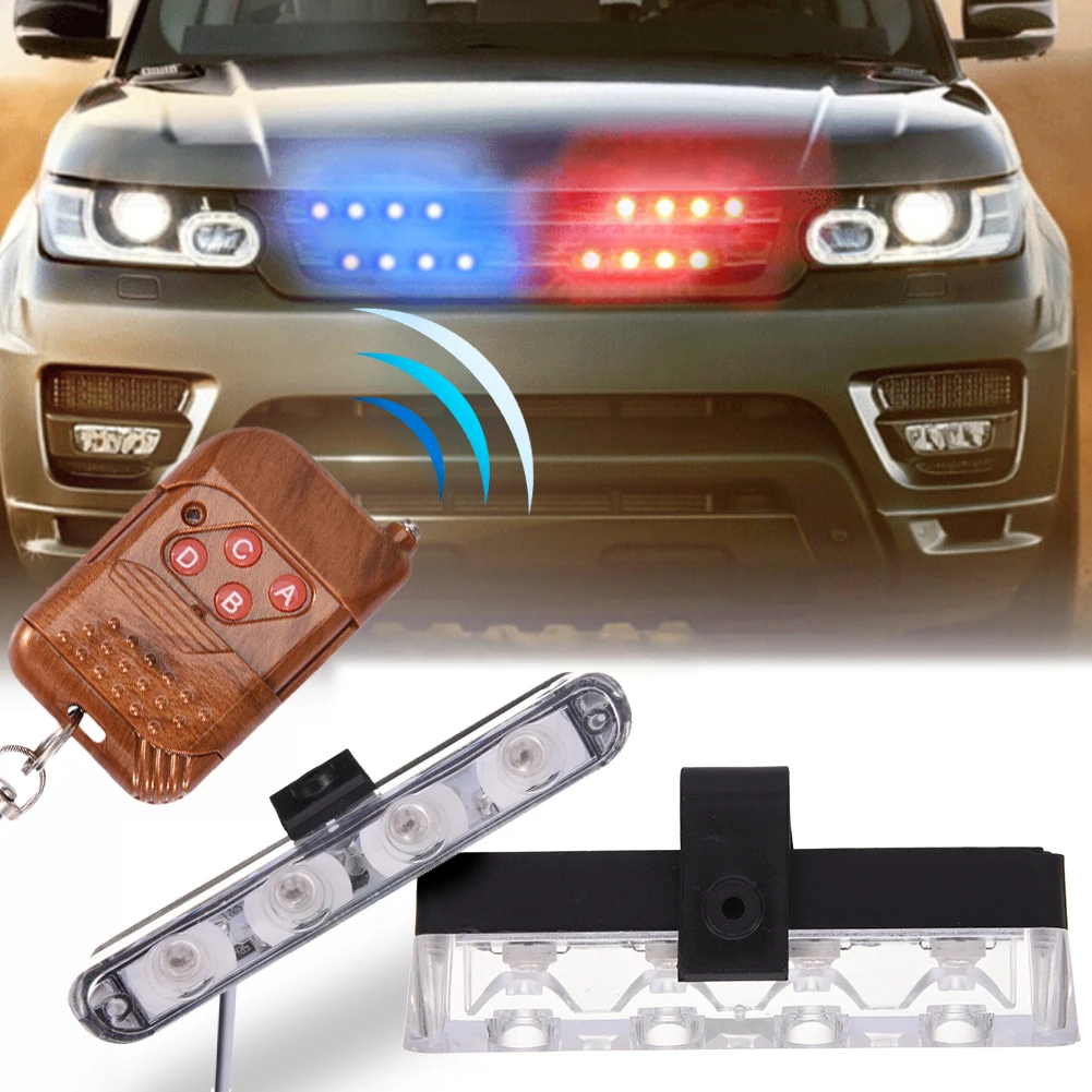 1 Drag 2 4 Lights Automobile Multi-mode Sharp-flash LED Light Remote Control Signal Lamp Accessories Motors Cars Universal Way
1 Drag 2 4 Lights Automobile Multi-mode Sharp-flash LED Light Remote Control Signal Lamp Accessories Motors Cars Universal Way