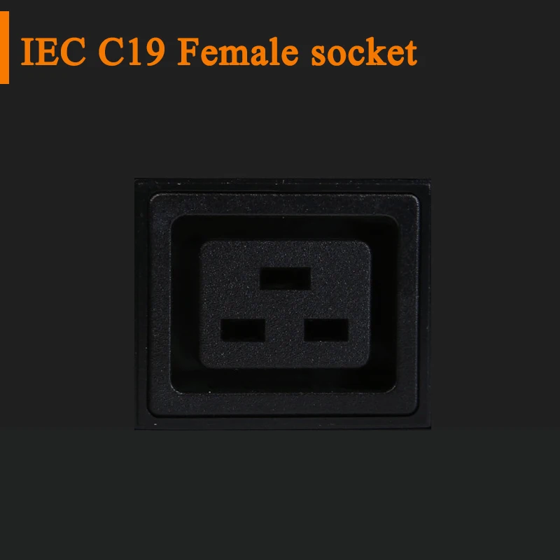 Удлинитель питания PDU разъем IEC C19 защита от перегрузки/молнии двойной