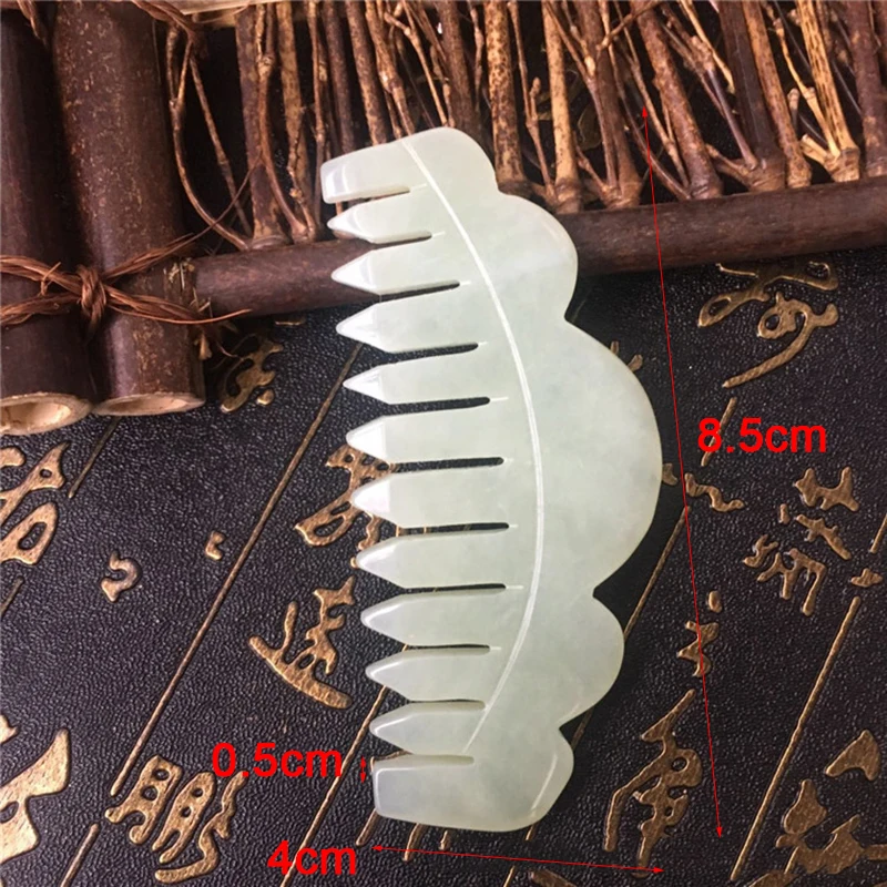1Pc Traditional Chinese Nature Jade Comb Massage Spa Acupuncture Head Treatment Gua Sha Board
1Pc Traditional Chinese Nature Jade Comb Massage Spa Acupuncture Head Treatment Gua Sha Board