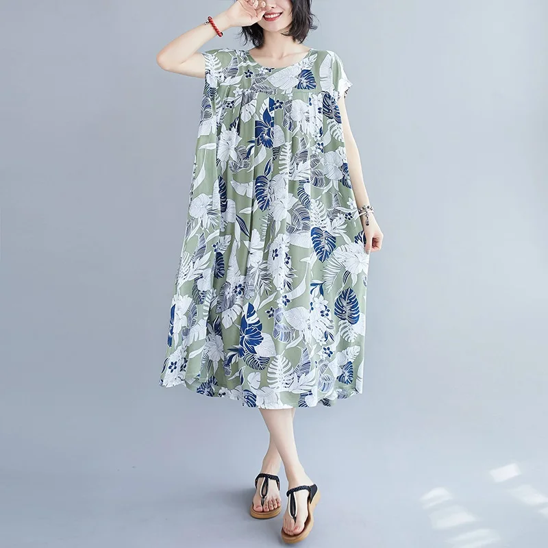 cotton linen plus size vintage floral for women casual loose long summer dress elegant clothes 2021 ladies dresses sundress
cotton linen plus size vintage floral for women casual loose long summer dress elegant clothes 2021 ladies dresses sundress