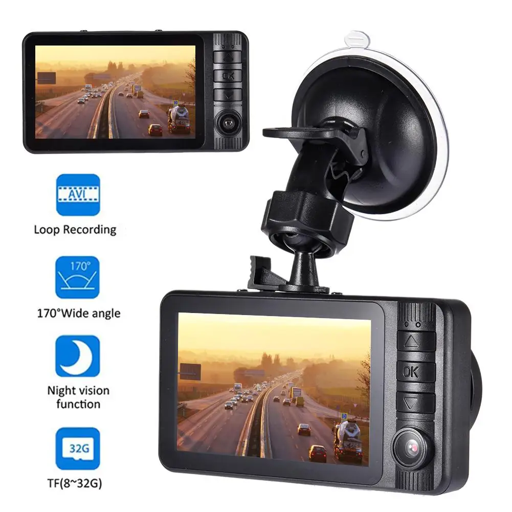 Driving Recorder High-definition Car Full HD Driving Recorder With 3 Inch LCD Screen G-Sensor For Recording Motion Detection
Driving Recorder High-definition Car Full HD Driving Recorder With 3 Inch LCD Screen G-Sensor For Recording Motion Detection
