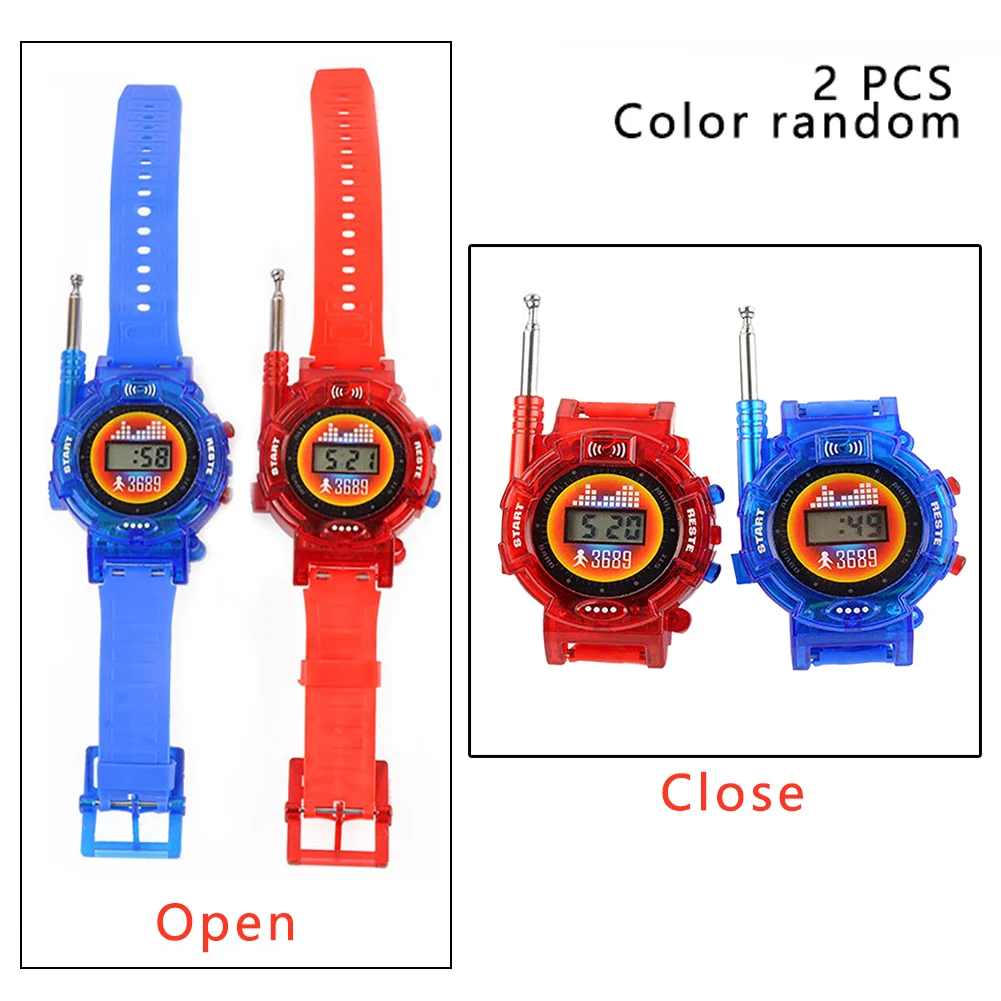 2pcs Children Long Range Durable Walkie Talkie Random Color Intercom Family Outdoor Portable Kids Toy Smart Wrist Watch 
2pcs Children Long Range Durable Walkie Talkie Random Color Intercom Family Outdoor Portable Kids Toy Smart Wrist Watch