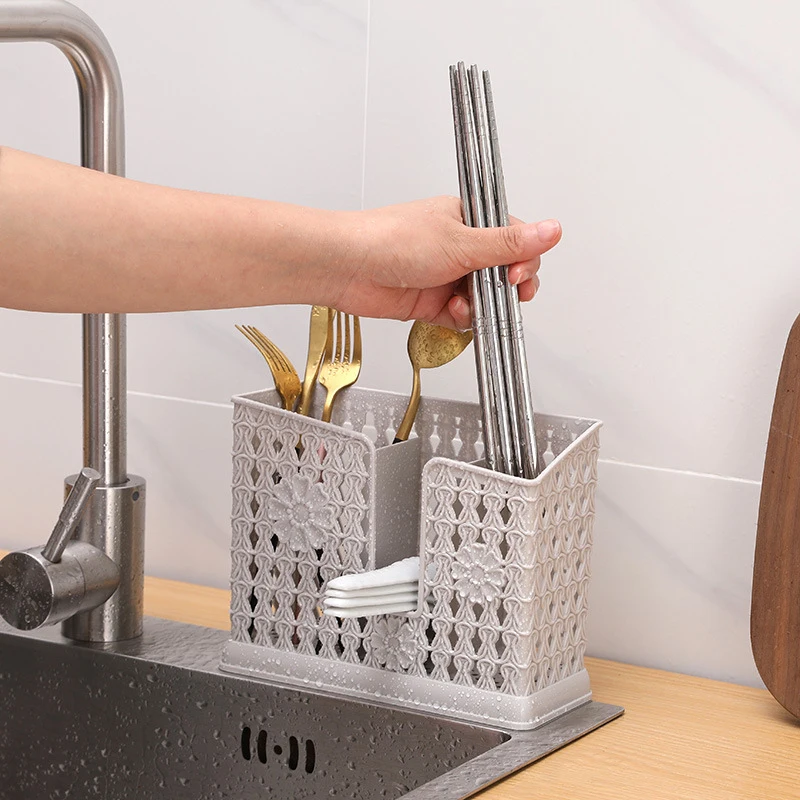 Mutfunctional Hanging Chopsticks Storage Rack with Hollow Drain Hole Kitchen Supplies Hanging Chopsticks Storage Rack QJY99
Mutfunctional Hanging Chopsticks Storage Rack with Hollow Drain Hole Kitchen Supplies Hanging Chopsticks Storage Rack QJY99