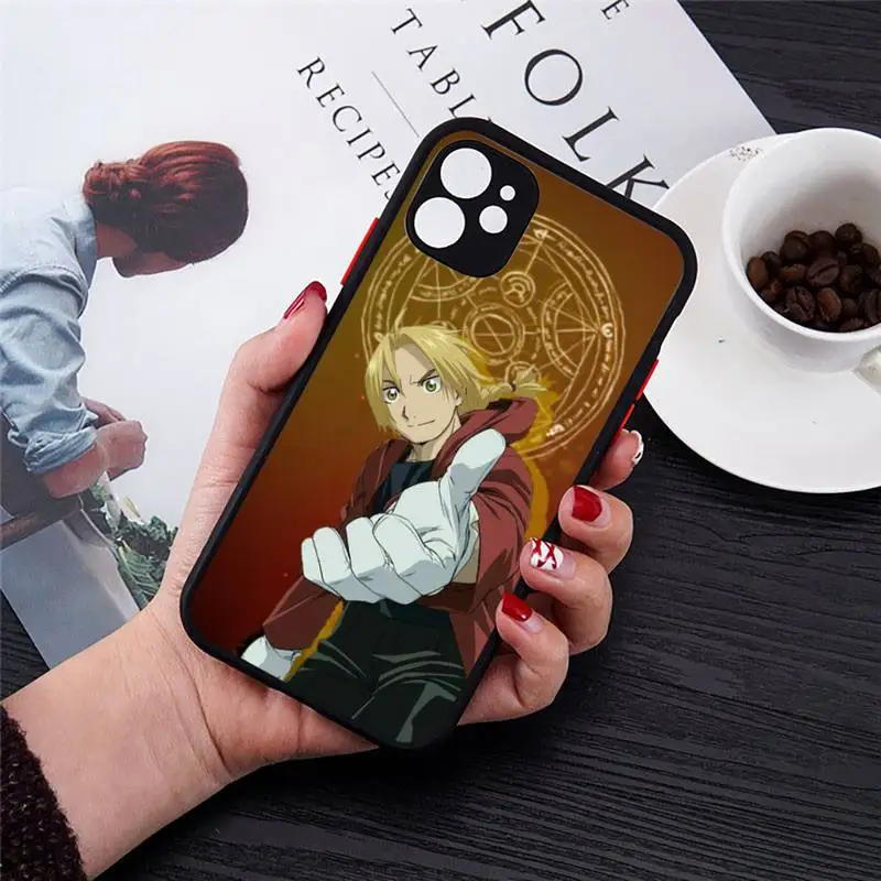 Full Metal Alchemist Brotherhood Anime Phone Case Matte Transparent iPhone 7 8 11 12 s mini pro X XS XR MAX Plus cover funda
Full Metal Alchemist Brotherhood Anime Phone Case Matte Transparent iPhone 7 8 11 12 s mini pro X XS XR MAX Plus cover funda