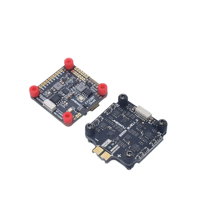 JHEMCU F7BT Dual 3-6S Flight Controller Stack ICM20689 MPU6000 F722 BLHELIS 40A 55A 4in1 ESC for RC FPV Racing Drones DIY Parts
JHEMCU F7BT Dual 3-6S Flight Controller Stack ICM20689 MPU6000 F722 BLHELIS 40A 55A 4in1 ESC for RC FPV Racing Drones DIY Parts