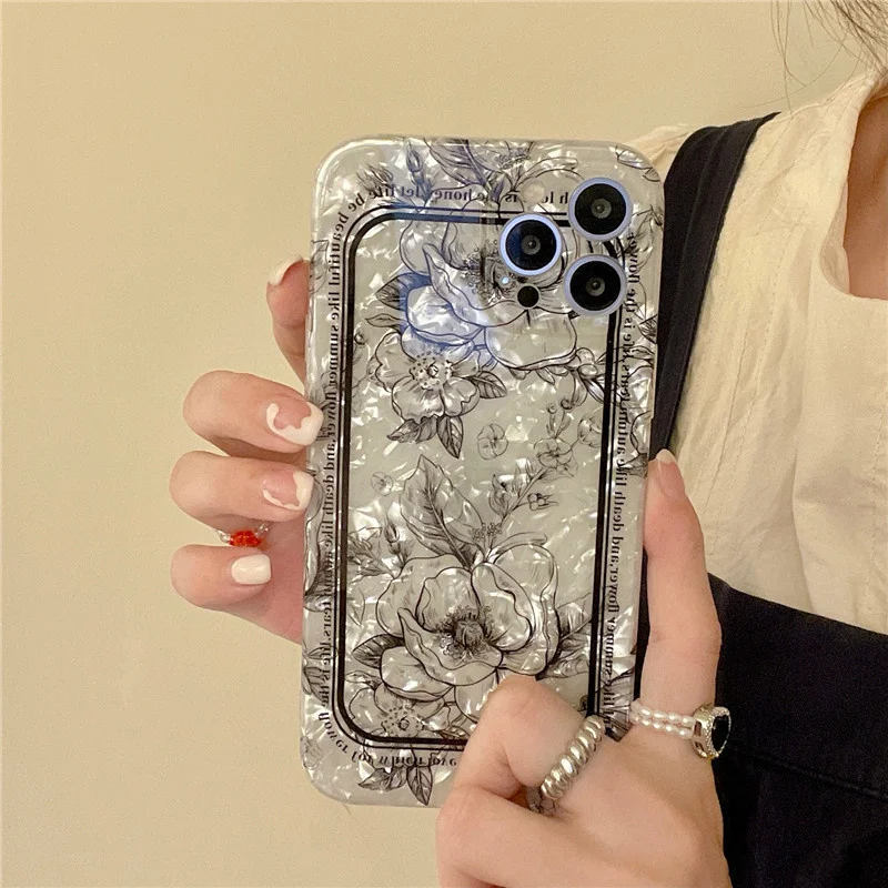 Flower shell pattern XR for iphone 13 case xsmax for iphone11 / 12pro soft 8plus female
Flower shell pattern XR for iphone 13 case xsmax for iphone11 / 12pro soft 8plus female