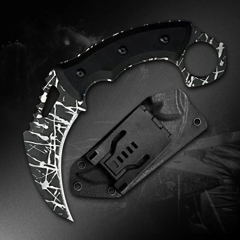 9CR18 Steel Fixed Blade Knife CS GO Outdoor Camping Survival Hunting Knife Tactical Military Self-Defense Weapon Belt K Sheath
9CR18 Steel Fixed Blade Knife CS GO Outdoor Camping Survival Hunting Knife Tactical Military Self-Defense Weapon Belt K Sheath