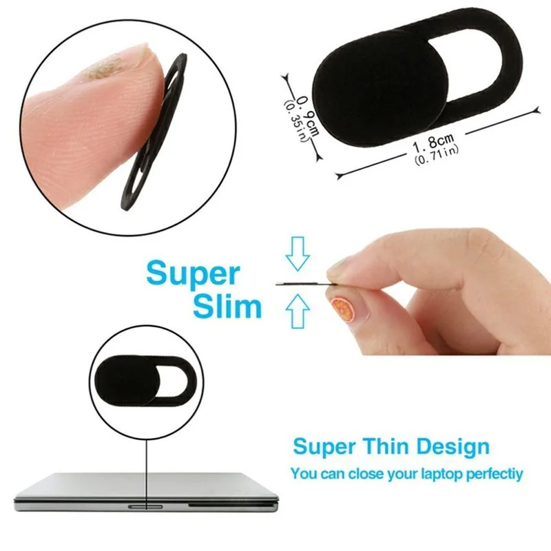 WebCam Cover Shutter Magnet Slider Universal Antispy Camera Cover For Web Laptop iPad PC Macbook Tablet lenses Privacy Sticker
WebCam Cover Shutter Magnet Slider Universal Antispy Camera Cover For Web Laptop iPad PC Macbook Tablet lenses Privacy Sticker