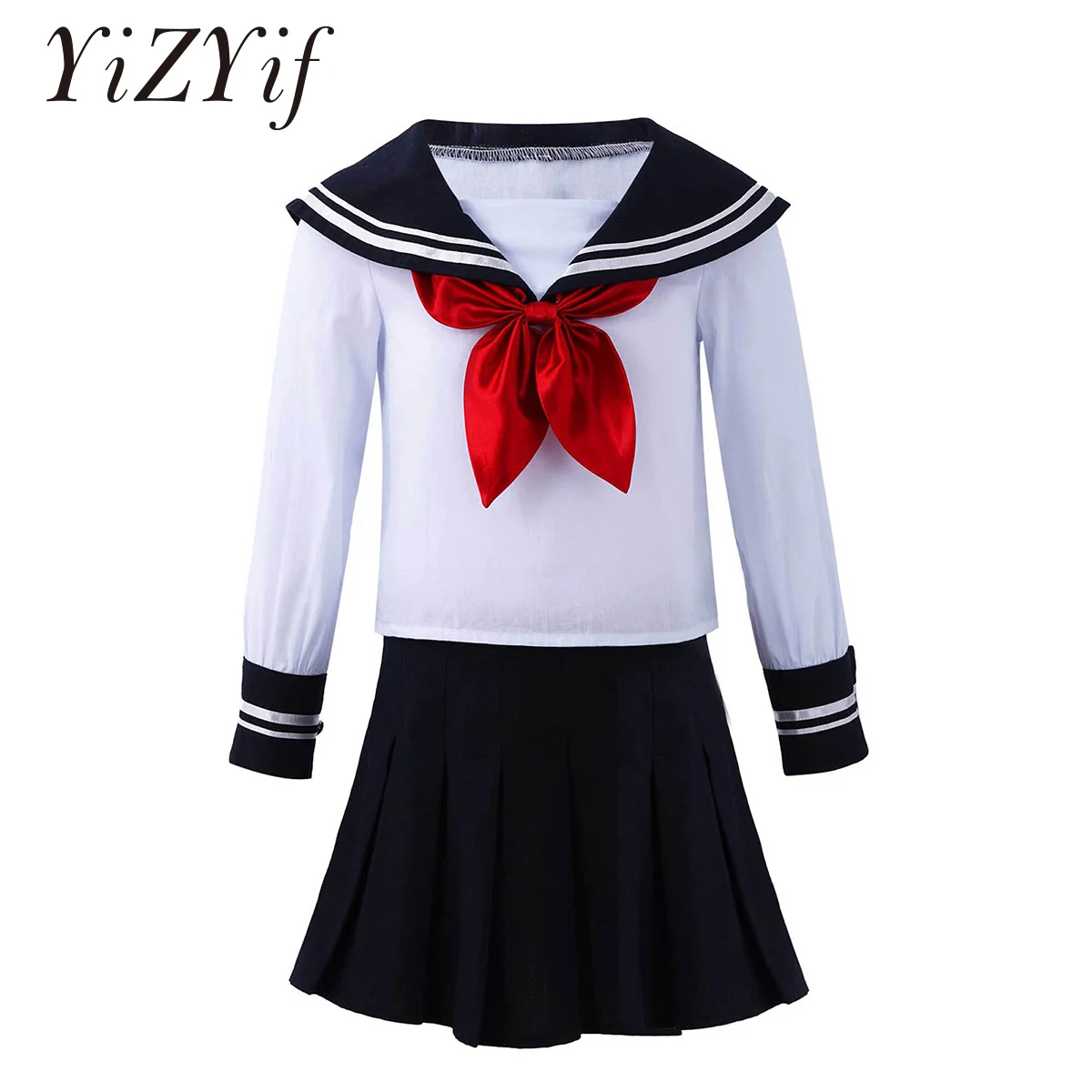 Kids Sailor Navy Costume Children Girls Japanese Korean School Uniform Child Carnival Fancy Dress Suit Cosplay Performance Skirt
Kids Sailor Navy Costume Children Girls Japanese Korean School Uniform Child Carnival Fancy Dress Suit Cosplay Performance Skirt