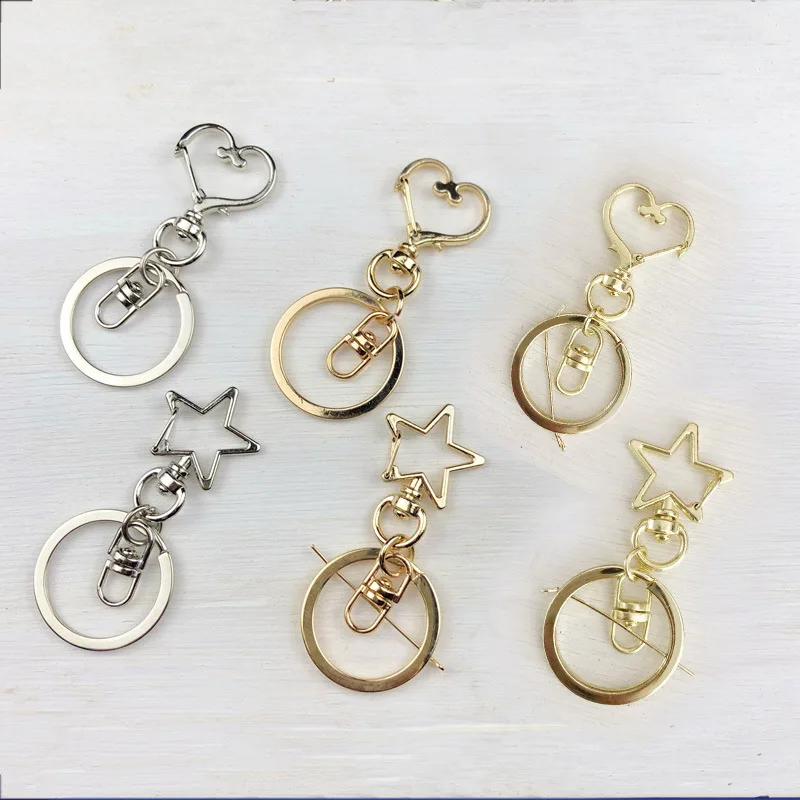 New Fashion Cute Star Pentagram Hollow KeysChain Key Ring Keychain DIY Accessories Lobster Clasp Jewelry Making Wholesale
New Fashion Cute Star Pentagram Hollow KeysChain Key Ring Keychain DIY Accessories Lobster Clasp Jewelry Making Wholesale