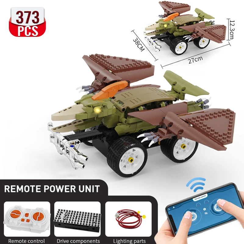 Technical Ideas Remote Control Programming Pterosaur Building Blocks Animal Dinosaur Model Brick Assembly Toy Gift For Children
Technical Ideas Remote Control Programming Pterosaur Building Blocks Animal Dinosaur Model Brick Assembly Toy Gift For Children