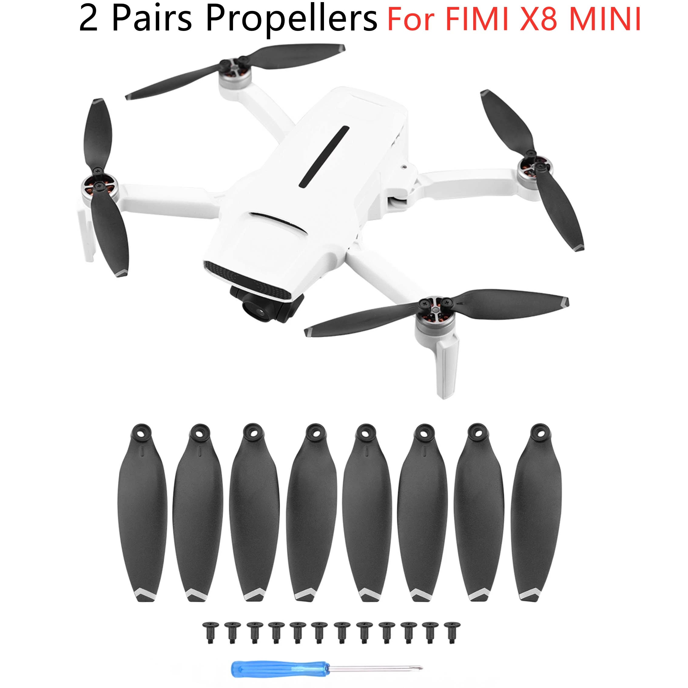 2pairs Propellers Props Blade Replacement For FIMI X8 MINI Drone Foldable Light Weight Wing Fans Spare Parts Drone Accessory
2pairs Propellers Props Blade Replacement For FIMI X8 MINI Drone Foldable Light Weight Wing Fans Spare Parts Drone Accessory