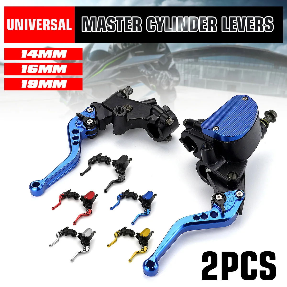14/16/19mm Piston 22mm 7/8" Motorcycle CNC Brake Clutch Levers Hydraulic Master Cylinder Reservoir Universal
14/16/19mm Piston 22mm 7/8" Motorcycle CNC Brake Clutch Levers Hydraulic Master Cylinder Reservoir Universal