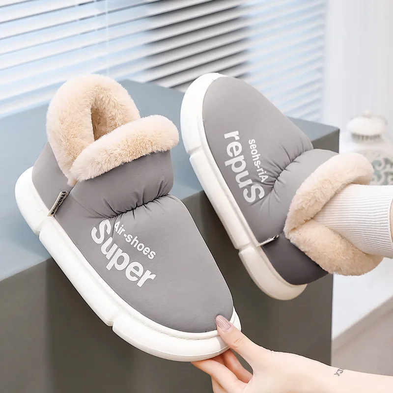 Winter Down Boots Men Warm Plush Cotton Shoes Couple Waterproof Outdoor Non-slip Snow Boots High Top Women Indoor Slippers New
Winter Down Boots Men Warm Plush Cotton Shoes Couple Waterproof Outdoor Non-slip Snow Boots High Top Women Indoor Slippers New