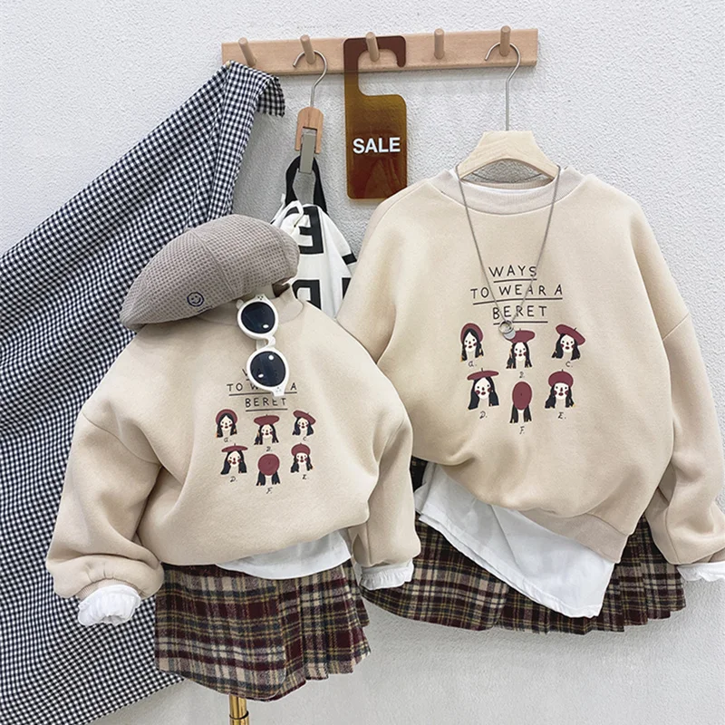 Mommy And Me Clothing Sets Mother Daughter Matching Clothes Set Girls Winter Hooded Sweatshirts And Plaid Skirt Outfit For Women
Mommy And Me Clothing Sets Mother Daughter Matching Clothes Set Girls Winter Hooded Sweatshirts And Plaid Skirt Outfit For Women